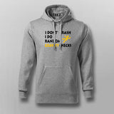 I Don't Crash I Do Random Gravity Checks Hoodies For Men