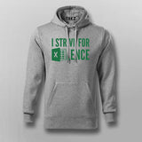 Strive For Excellence | Motivational Quote Hoodie