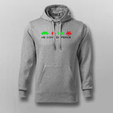Space Invaders we come in peace Hoodies For Men