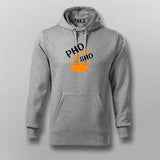 Show your love for hot & steamy Pho with this Pho-Sho Hoodies For Men