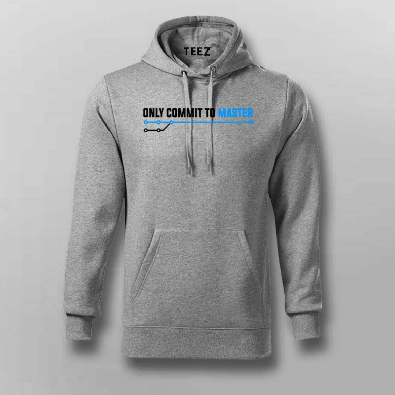 ONLY COMMIT TO MASTER Hoodies For Men – TEEZ.in