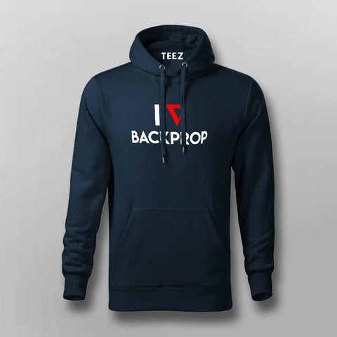 I Heart Backprop Hoodies For Men