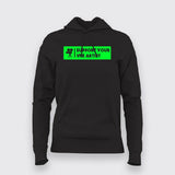 Visual Effects Hoodies For Women