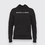 Machine Leaning Hoodie For Women Online India