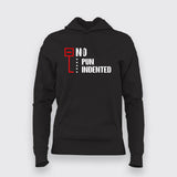 No Pun Indented Hoodies For Women