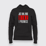 One More Bike: Women's Biker Promise Hoodie