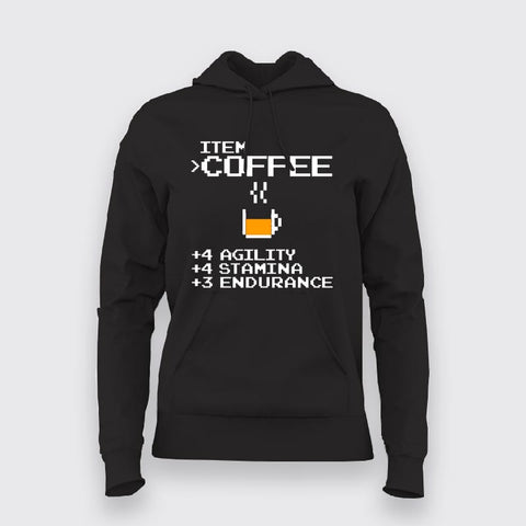 Item Coffee Agility Stamina Endurance  Hoodies For Women Online India