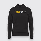 Code  Of Duty T-Shirt For Women