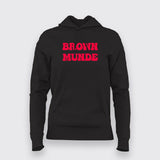 Brown Munde Album Song Hoodies For Women