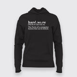 Hardware Definition Geek Chic Women's Hoodie