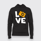I Love Camera Hoodies For Women Online India