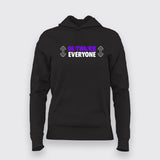 Outwork Everyone Motivational Gym T-Shirt For Women