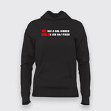 No Hugs and Kisses, Only Bugs and Fixes Funny Programmer  T-Shirt For Women