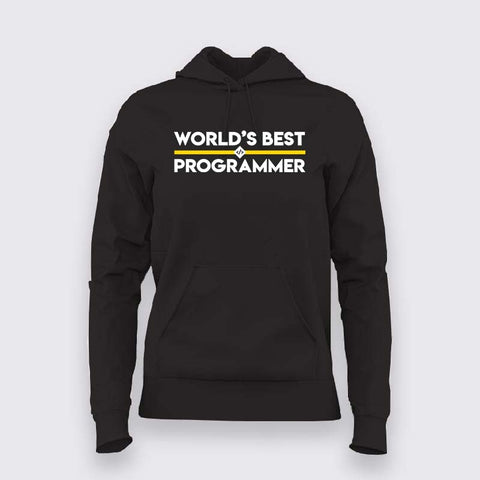Worlds Best Programmer Hoodies For Women