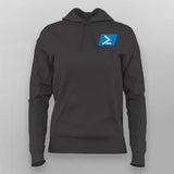 Powershell Chest Logo Hoodie For Women Online India