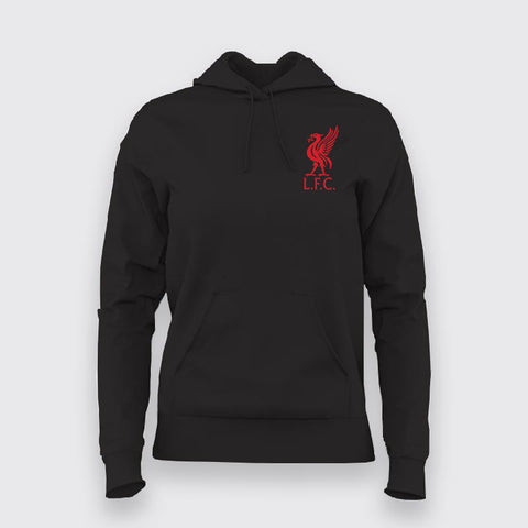 Liverpool Logo IFC Football Hoodies For Women