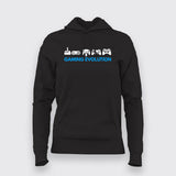 Buy this Video game Gaming Evolution Hoodie for Women.