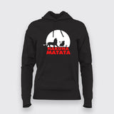 Hakuna Matata Funny Cartoon Hoodies  For Women Online India 