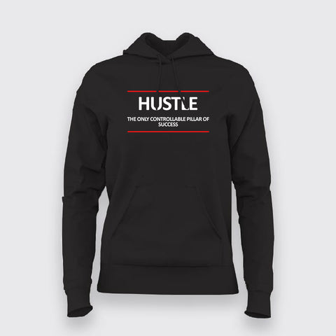 HUSTLE SLOGAN  Hoodies For Women Online India                                                                         