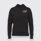 Cristiano Ronaldo CR7 Chest Logo T-shirt For Women