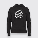 undead inside Hoodies For Women