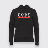 Code A Little Test A Lot ! T-Shirt For Women