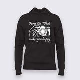 Force On What Makes You Happy Hoodies For Women Online India