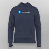 Powershell Developer Programmer Hoodies For Women