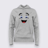 Large-happy-face-vector-clipart hoodie For Women