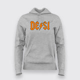 DESI Logo  Hoodies For Women Online 