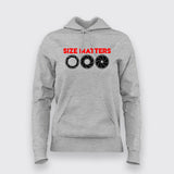 Lens Size Matters Hoodies For Women