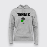 Tennis Mode ON T-Shirt For Women