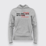 Don't Judge a Book ( Programmer ) By It's Cover ( Commit History) Funny Programming  Hoodies For Women