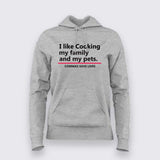I Like Cooking My Family Pets T-Shirt For Women