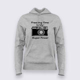 Freezing Time Is My Super Power Women's Hoodie