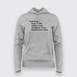 Programmer - Code Dark Mode- Coffee Hoodies For Women Online India