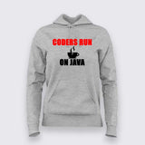 Coders Run On Java  T-Shirt For Women