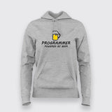 Beer Programmer Funny T-Shirt For Women