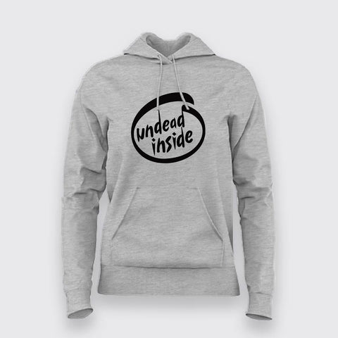 undead inside Hoodies For Women