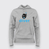Scuba Diver Hoodies For Women