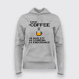Item Coffee Agility Stamina Endurance  Hoodies For Women