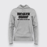 Mechanical Engineer - I fight Zombies In My Spare Time Hoodies For Women Online India
