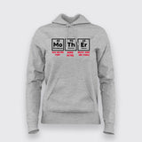 Mother Chemistry Funny Nerdy Periodic Table Hoodies For Women