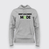 Deep Learning Mode Hoodies For Women
