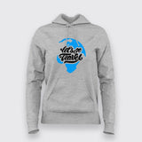 Lets Go Travel The World Hoodies For Women Online India