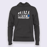 Buy this Evolution Bitcoin Women Hoodie from Teez