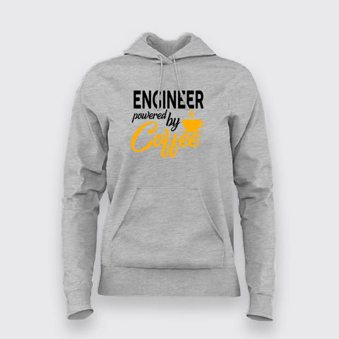 Engineer Powered By Coffee  Hoodies For Women Online