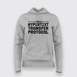 HTTP Protocol Geek Tee for Women - Speak Internet