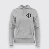 EF Cyrillic T Shiry Logo hoodie For Women Online India