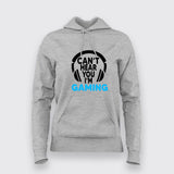 Can't Hear You I'm Gaming Video Gamer Hoodies For Women India